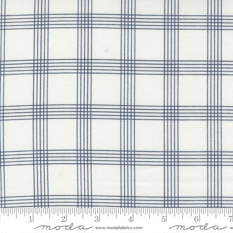 Nantucket Summer - Plaid Checks Plaids Cream Navy
