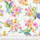 Ivory Pretty Pollinators - 108" Wide Back