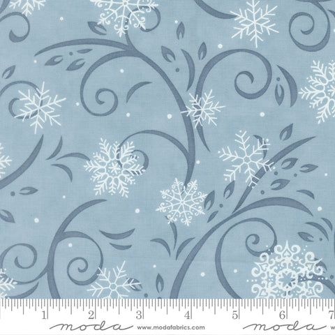When Snow Falls - Swirling Snowflakes Winter Sky