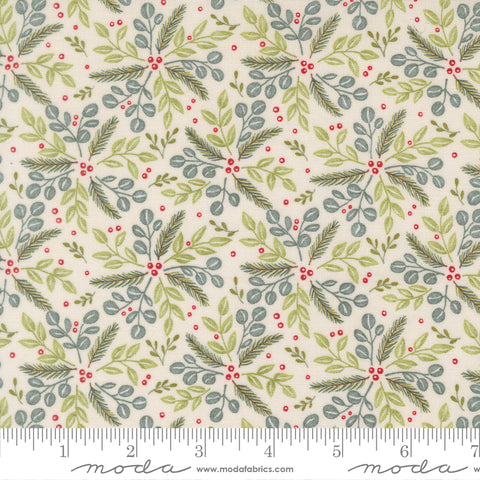 When Snow Falls - Winter Greenery Snowy White