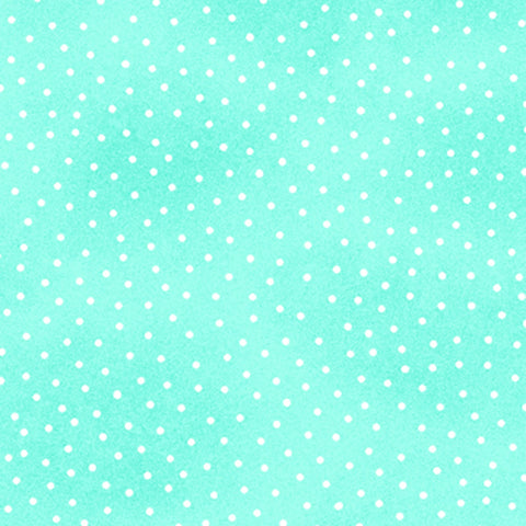 Comfy Flannel - Aqua Dots