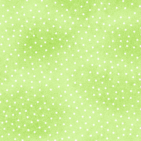 Comfy Flannel - Green Dots