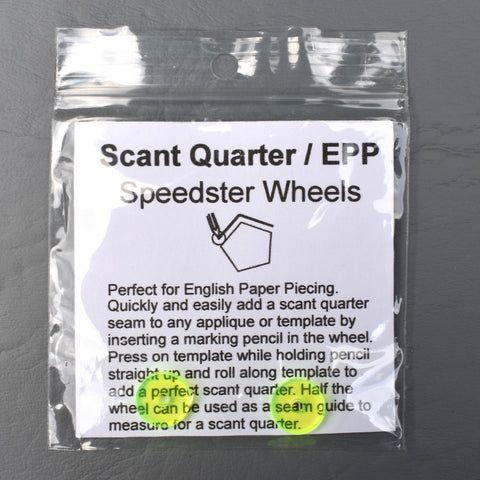 Scant Quarter English Paper Piecing Speedster Wheels