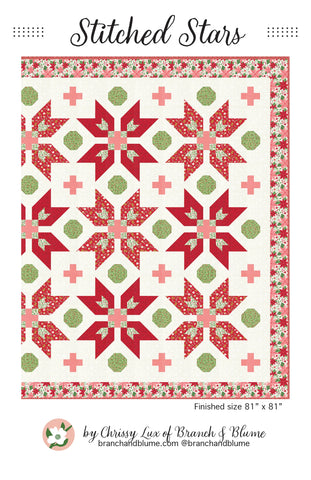 Stitched Stars Quilt Pattern