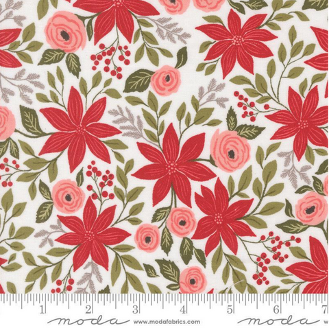 Berry & Pine - Poinsettia Party Florals Snow