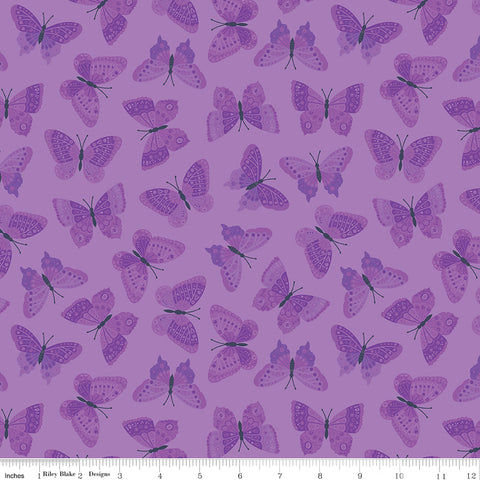 Strength In Lavender - Butterflies Violet