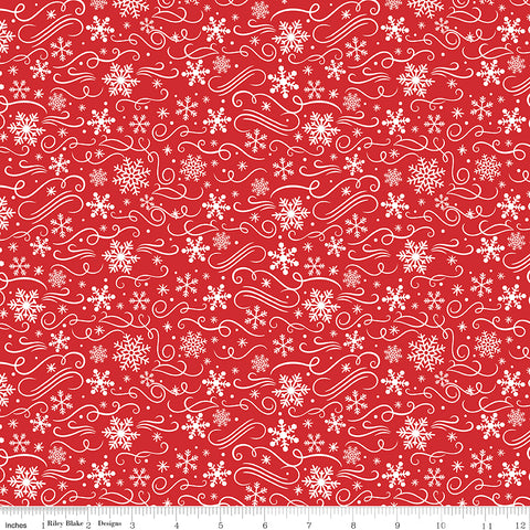 The Magic Of Christmas - Snowflakes Red