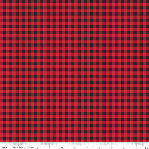 The Magic Of Christmas - Plaid Red