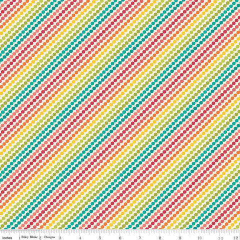 Market Street - Rainbow Stripes Cream