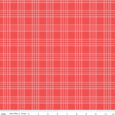 My Valentine - Plaid Red