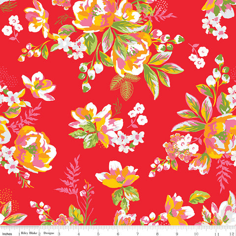 Picnic Florals - Main Red