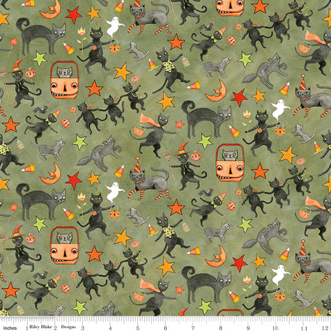 Spooky - Cats Green