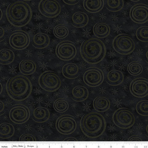 Spooky - Stars And Swirls Black