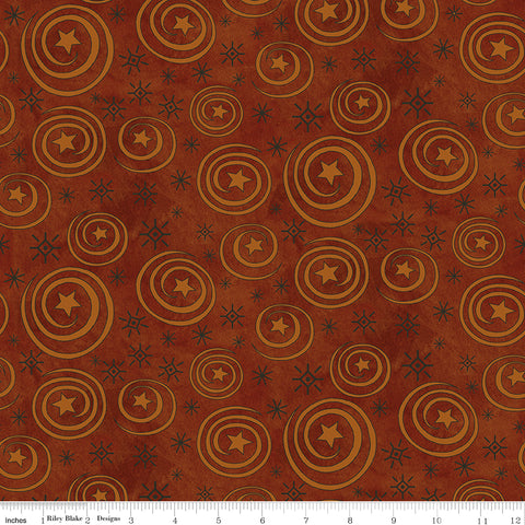 Spooky - Stars And Swirls Rusty Oak
