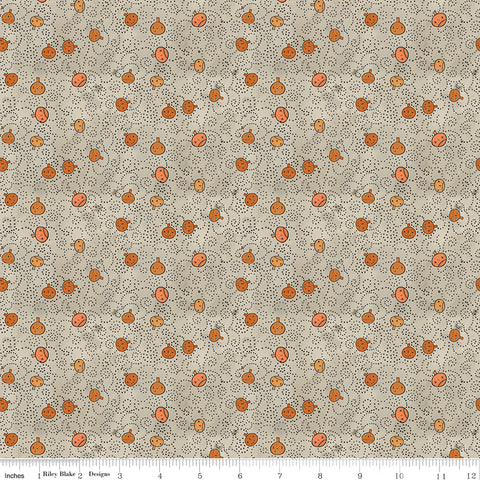 Spooky - Pumpkins Grey