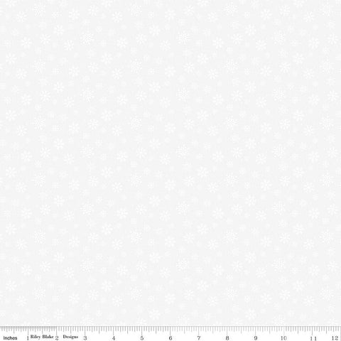 Seasonal Basics - Snowflakes White