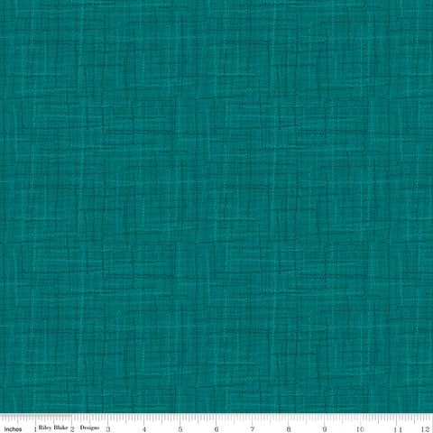 Grasscloth Cottons - Dark Teal