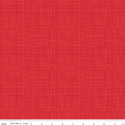 Grasscloth Cottons - Red