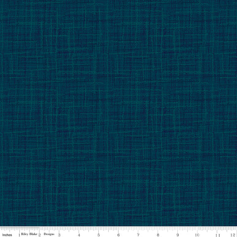 Grasscloth Cottons - Warm Navy