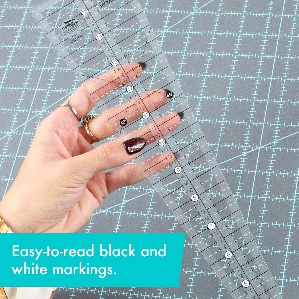 Creative Grids 10 Degree Triangle Ruler – Happy Wife Quilting