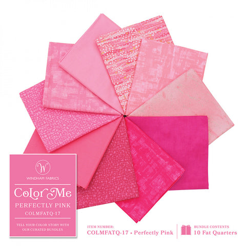 Colour Me - Perfectly Pink - Fat Quarter Bundle