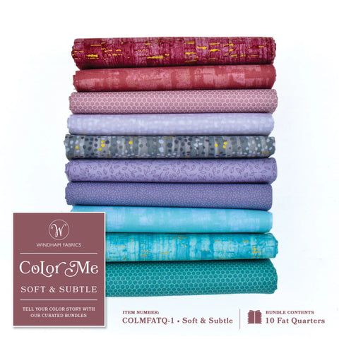 Colour Me - Soft & Subtle - Fat Quarter Bundle