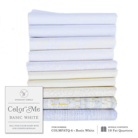 Colour Me - Basic White - Fat Quarter Bundle