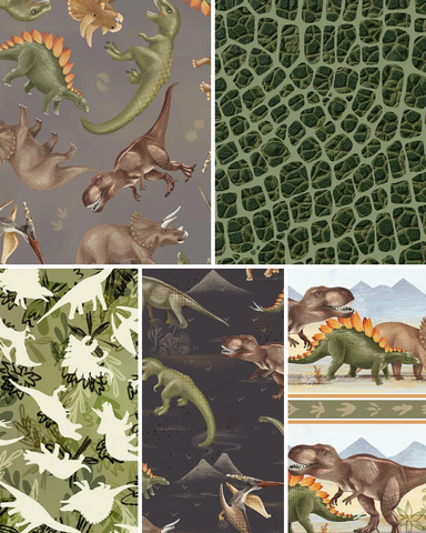 Dinosaur Trails - Fat Quarter Bundle