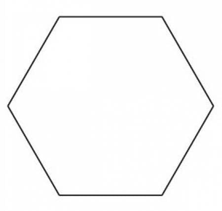 2.5" Paper Hexagons