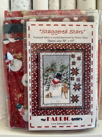 Joyful Snowmen Quilt Kit