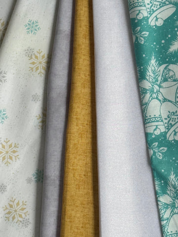 Bells & Snowflakes -  Fat Quarter Bundle