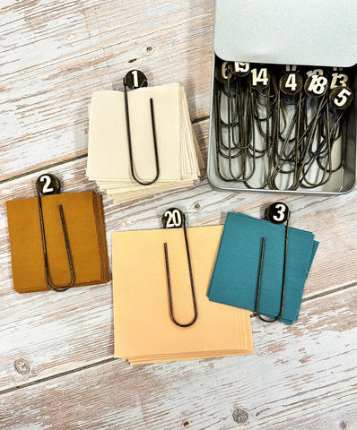 Jumbo Number Clips