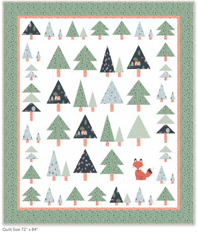 Back Country Quilt Kit featuring Forest Village