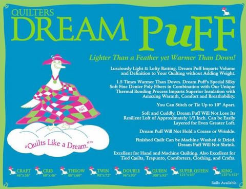 Quilters Dream Puff - 100% Polyester
