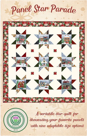Panel Star Parade Quilt Pattern