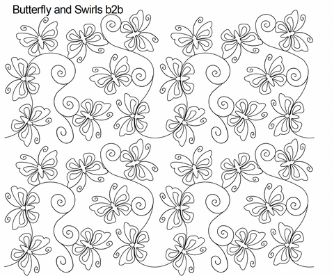 Butterfly & Swirls