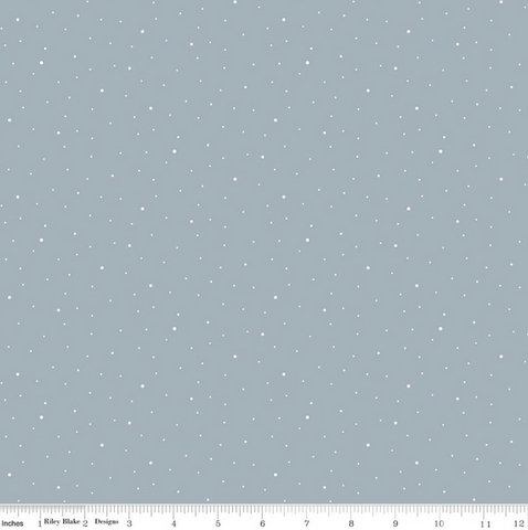 Dapple Dot Flannel - Silver
