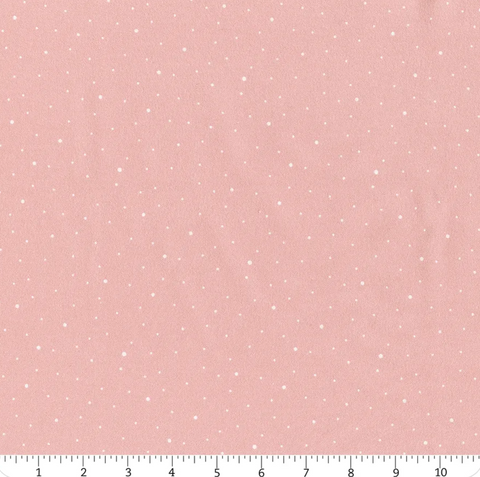 Dapple Dot Flannel - Frosting