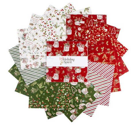 Holiday Spirit - 10" Squares
