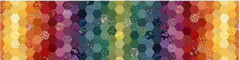 Patrick's Promise - Multi Hexagon- 108" Wide Back