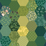 Patrick's Promise - Multi Hexagon- 108" Wide Back