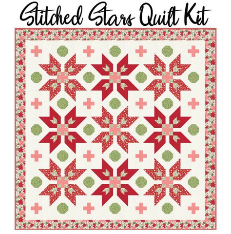 Stitched Stars - Merrily on High Quilt Kit