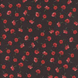 Poppy Passion - Tossed Poppies Black