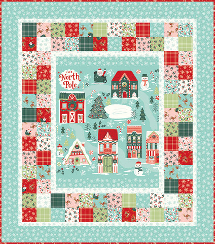 The North Pole Flannel Quilt Kit