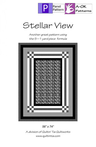Stellar View Panel Quilt - A-OK 5 Yard Quilt Pattern