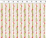Very Berry Christmas - Ribbon Stripe Cream
