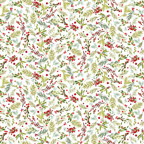 Very Berry Christmas - Berries & Sprigs Multi Colour