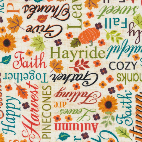 Gather Together - Words of Autumn Cream