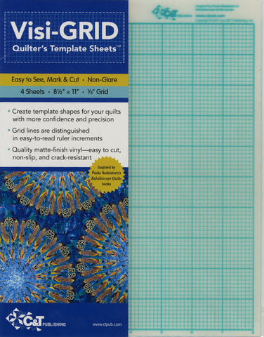 Visi-Grid Quilter's Template Sheets (4 per pack)