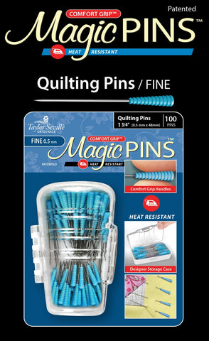 Tailor Mate Magic Fine Quilting Pins - 100 pieces